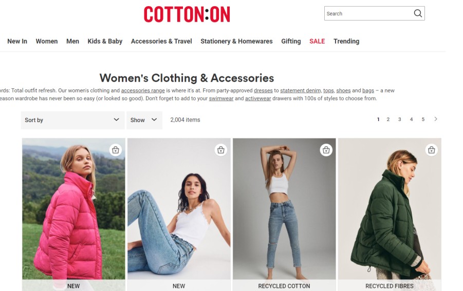Cotton On - women's clothing online