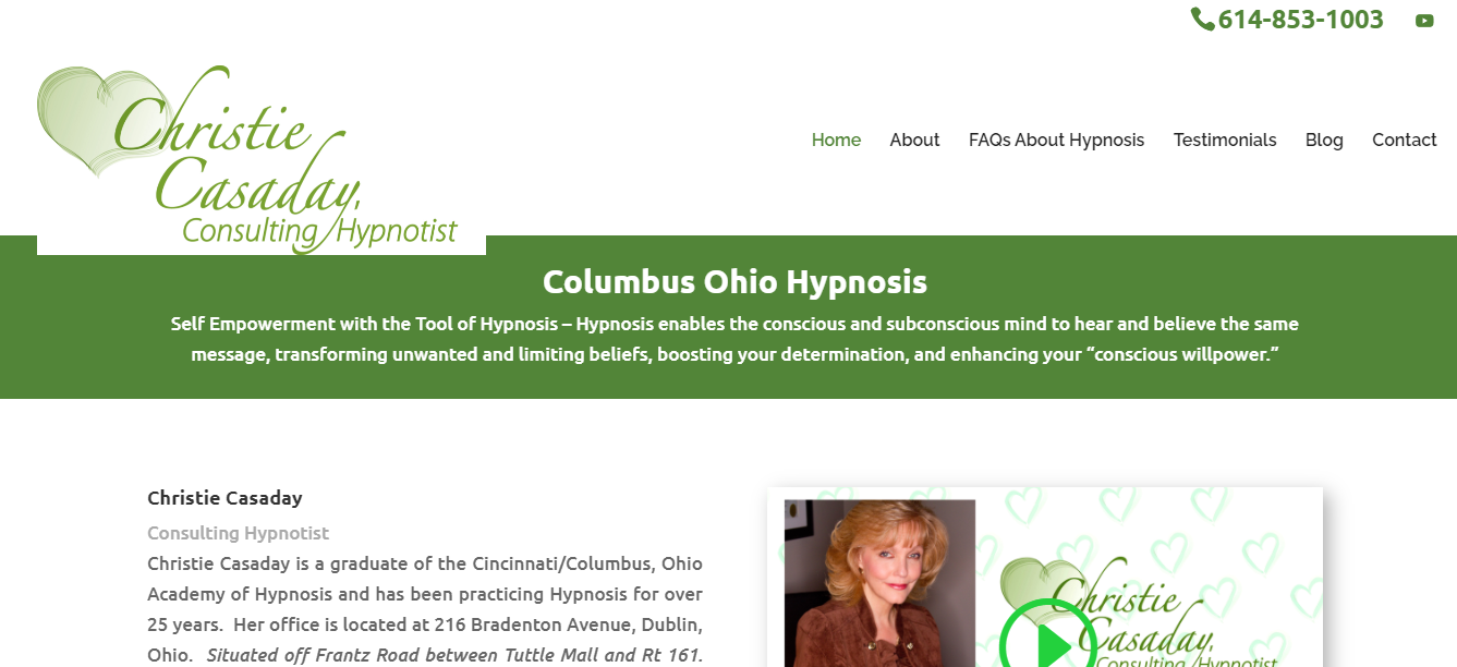 Columbus Best Hypnotherapy