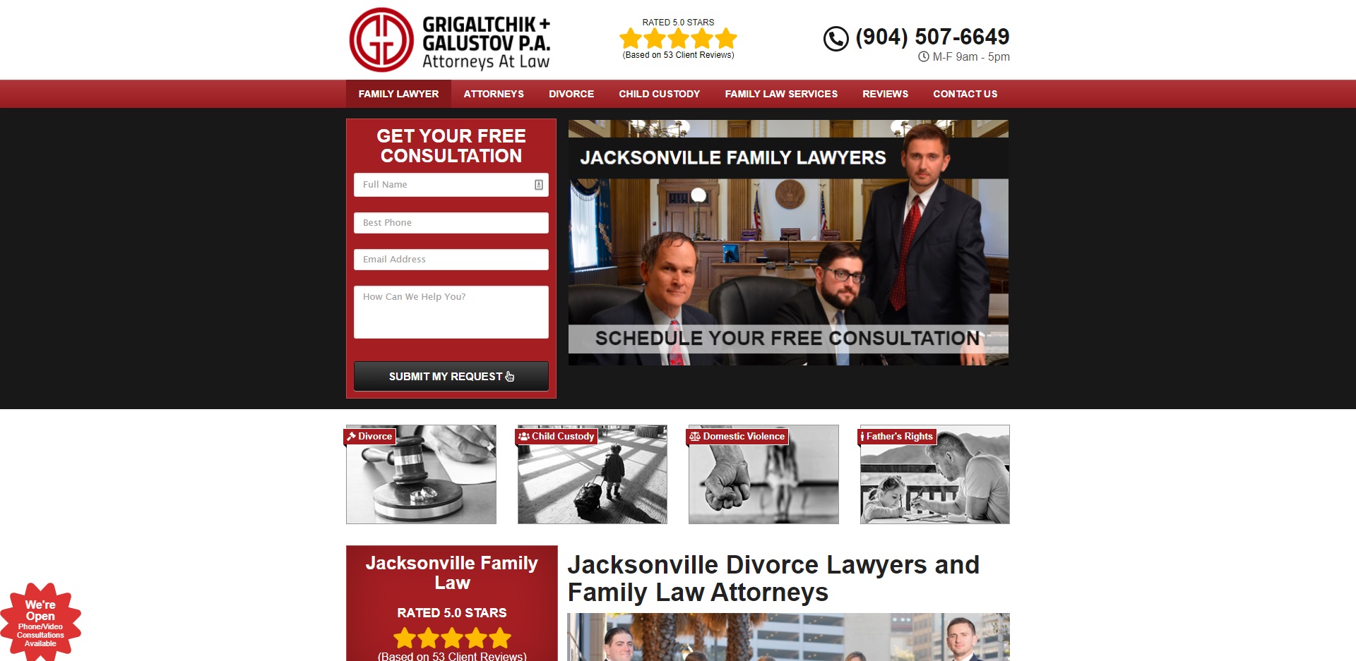 5 Best Child Custody Attorneys in Jacksonville