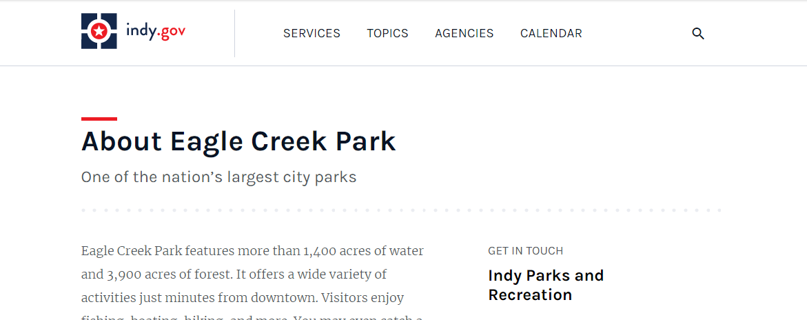 Eagle Creek Park 