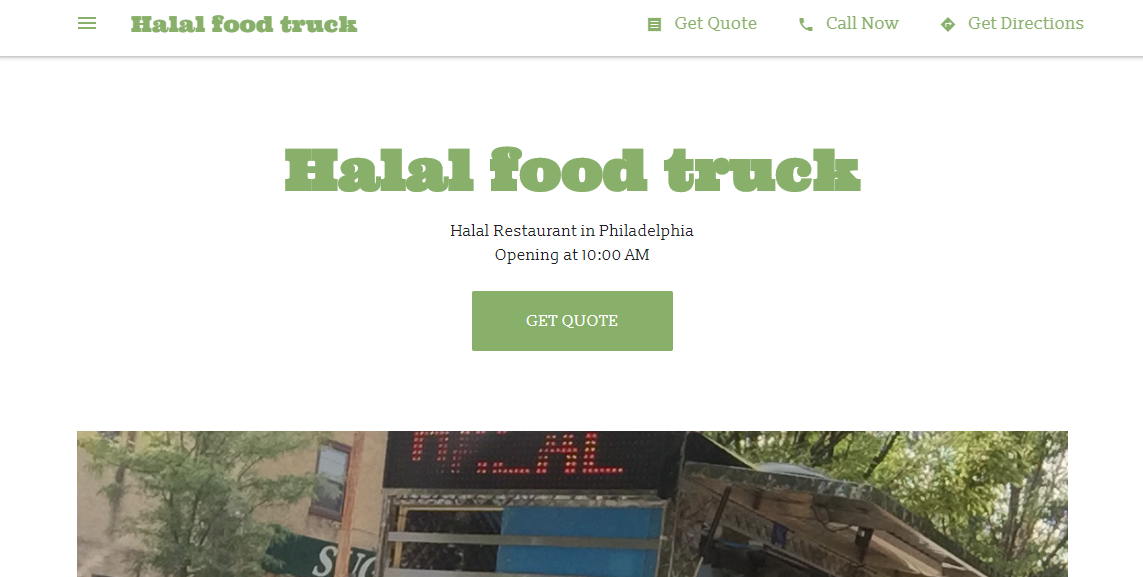Halal Food Truck 