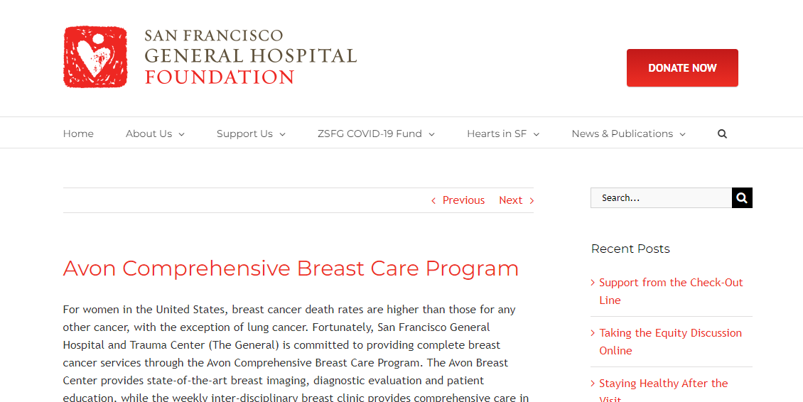 Avon Comprehensive Breast Care Center 