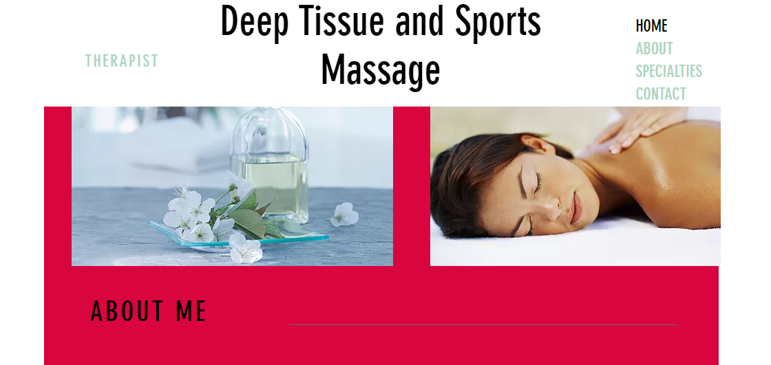 Deep Tissue and Sports Massage
