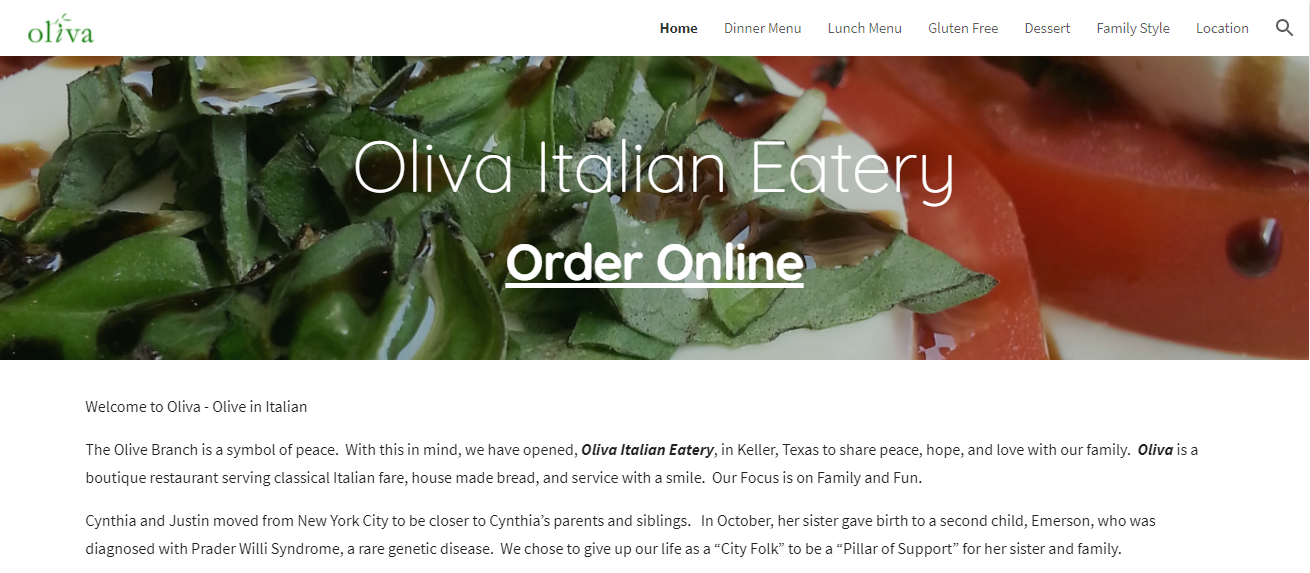 Oliva Italian Eatery in Fort Worth, TX