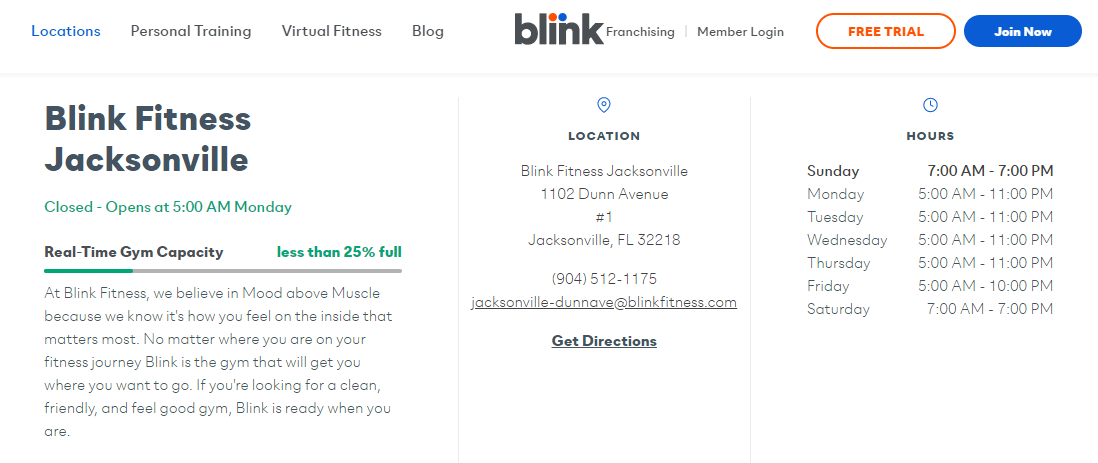 Blink Fitness 