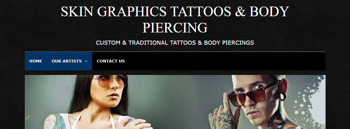Skin Graphics Tattoos and Body Piercing