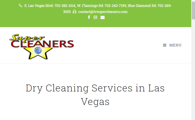 efficient Dry Cleaners in Las Vegas
