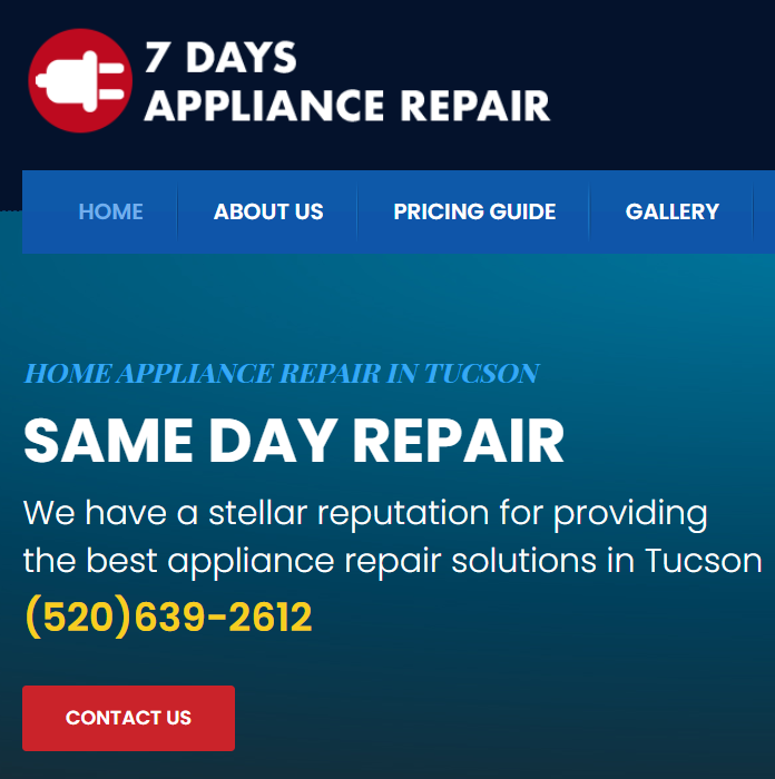 appliance repair services in Tucson