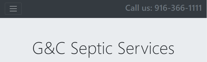 dedicated Septic Tank Services in Sacramento