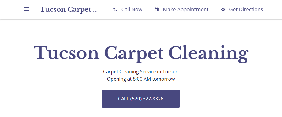 Excellent Carpet Cleaning Service in Tucson, AZ