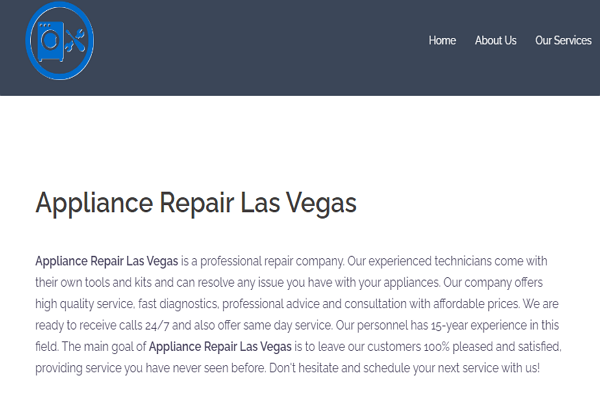 Appliance Repair Services in Las Vegas