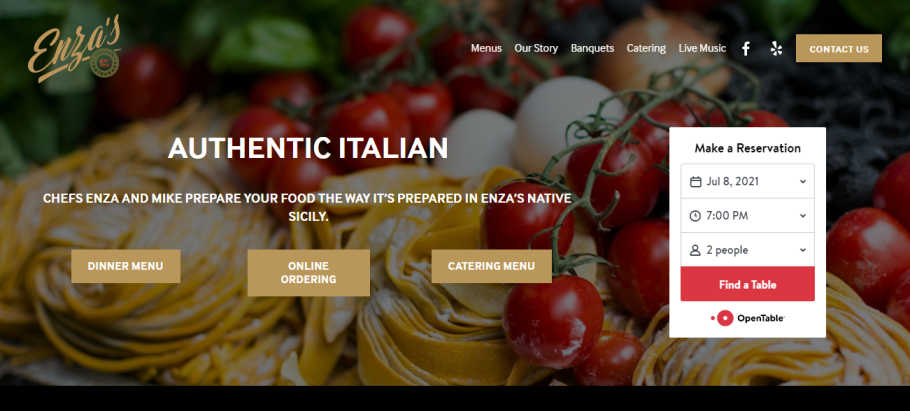 Enza's Italian Restaurant in Jacksonville, FL
