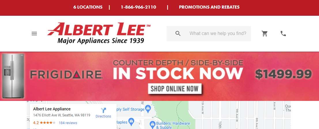 Albert Lee  Appliance White Goods Stores in Seattle, WA