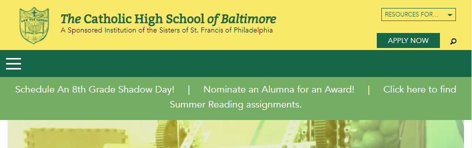 Honored Schools in Baltimore