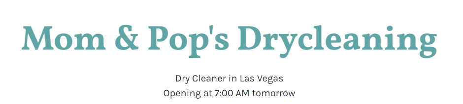 cleaners in Las Vegas