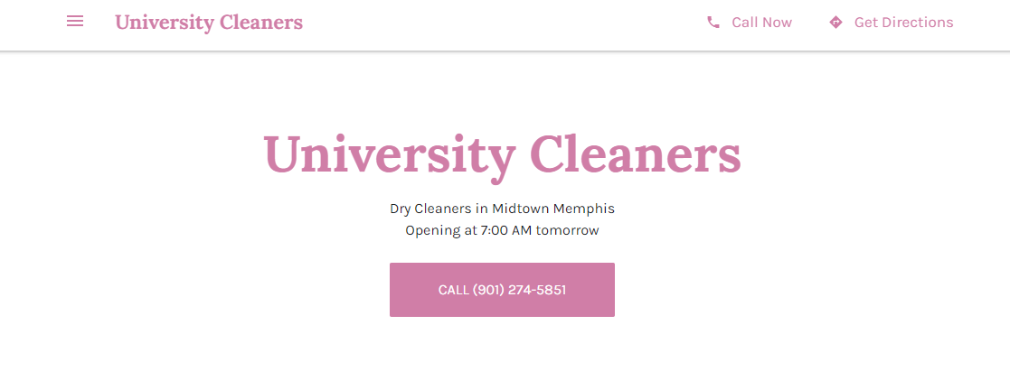 University Cleaners Cleaners in Memphis, TN