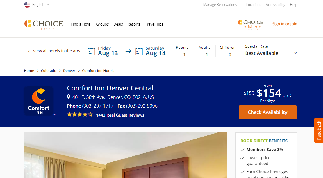 Comfort Inn Denver Central 