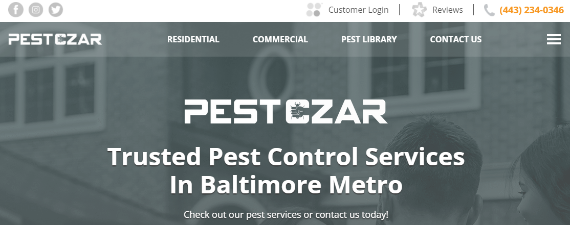 Pest Czar Pest Control Companies in Baltimore, MD