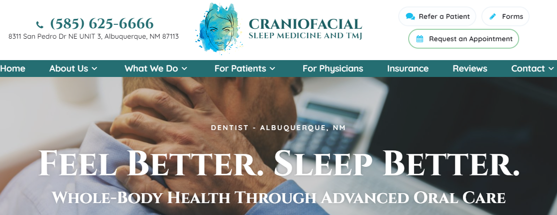 Craniofacial Sleep Medicine and TMJ