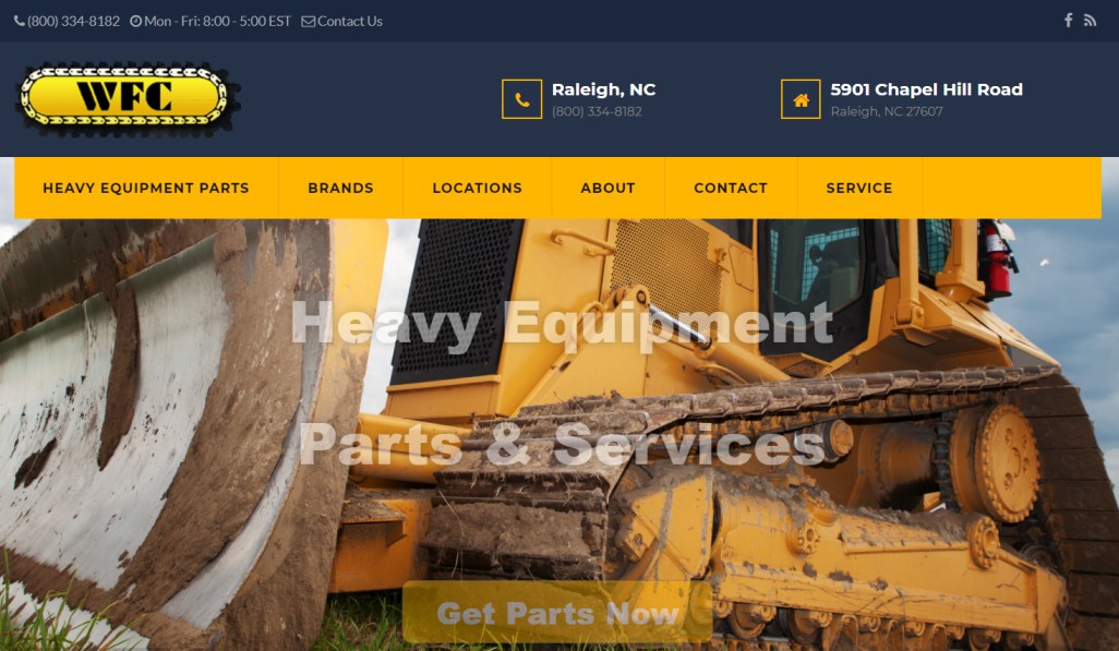 heavy machinery dealers in Charlotte