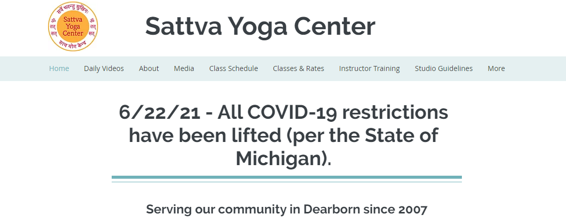 Sattva Yoga Center Detroit, MI