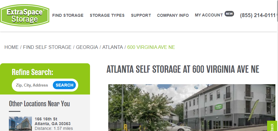 Popular Storage in Atlanta