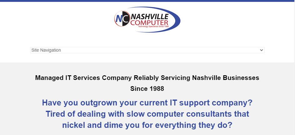 Top-Notch IT Support Services in Nashville