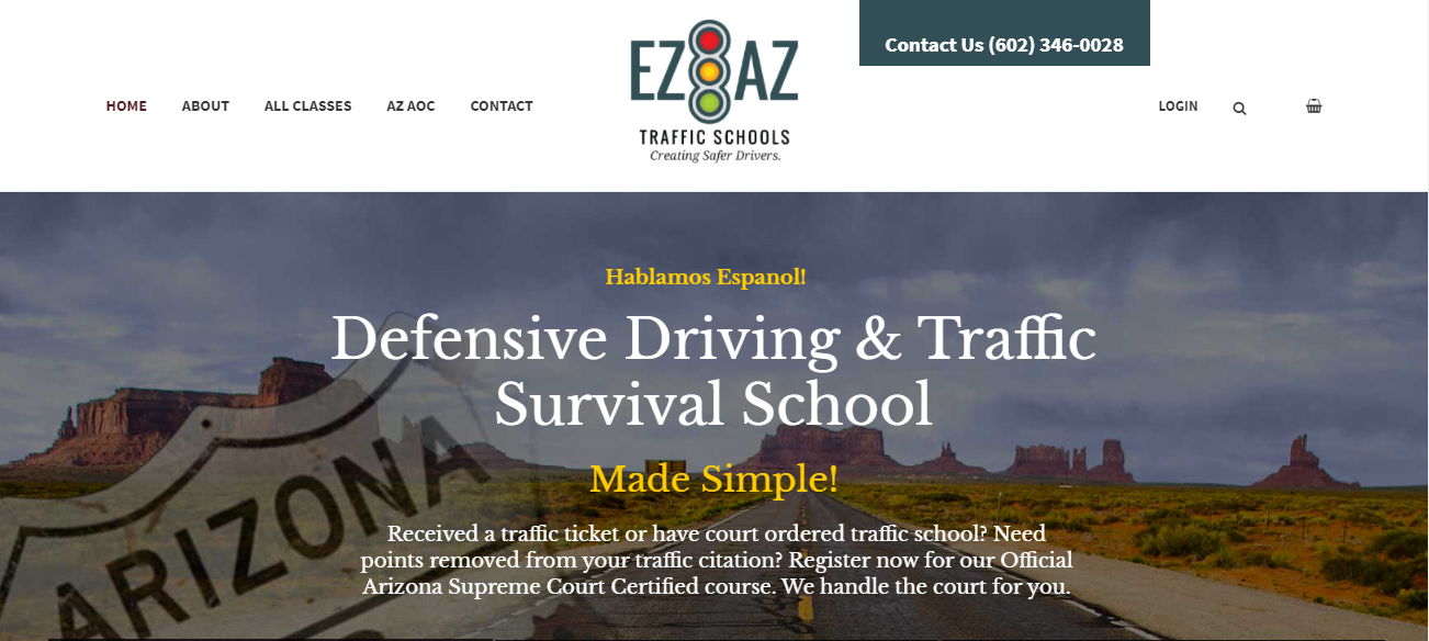 EZ AZ Traffic School in Tucson, AZ