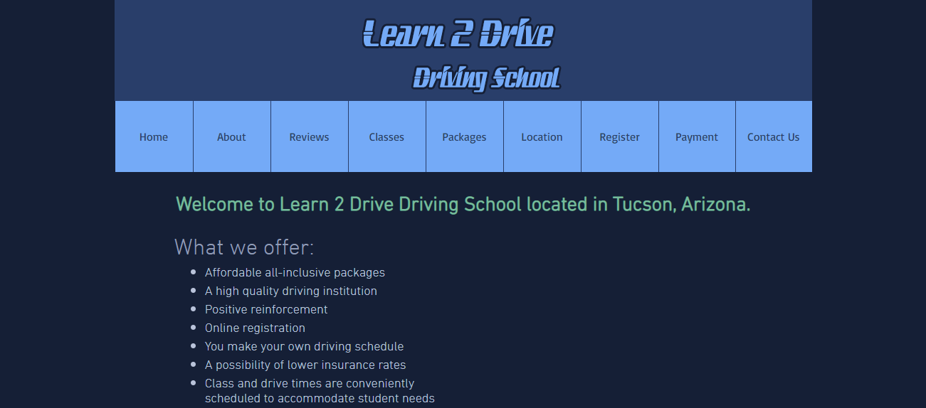 Learn 2 Drive Driving School in Tucson, AZ