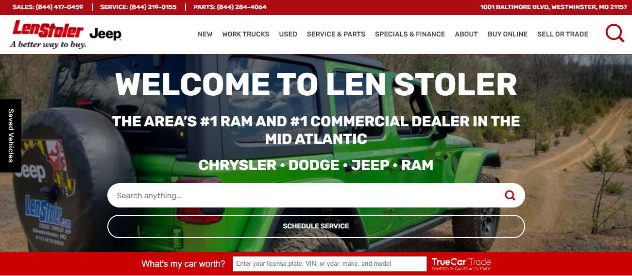 Len Stoler Chrysler Dodge Jeep RAM in Baltimore. MD