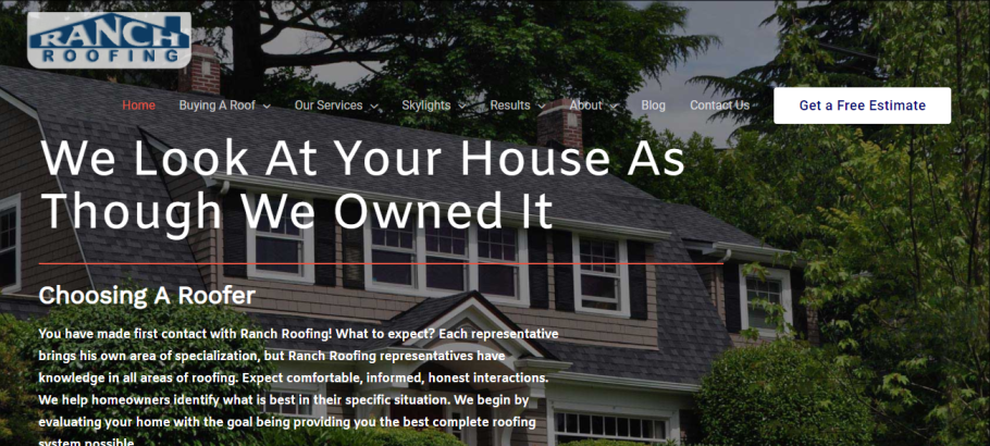Ranch Roofing in Boston, MA