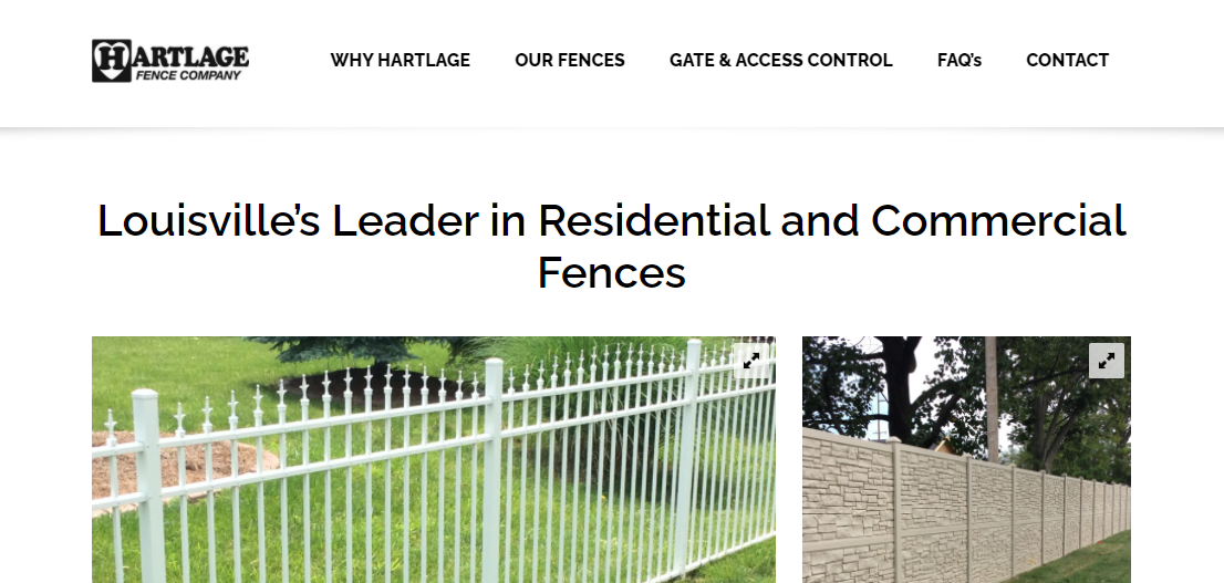 Hartlage Fence Co. Fencing contractors in Louisville, KY