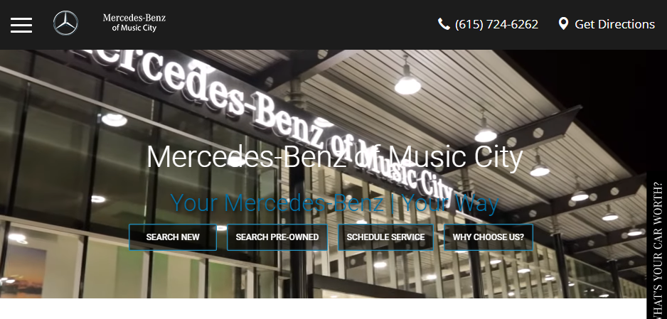 Popular Mercedes Dealers in Nashville