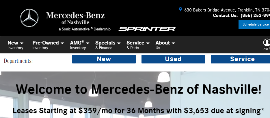 Exceptonal Mercedes Dealers in Nashville