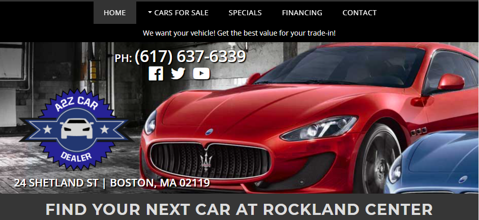 Major used car dealers in Boston