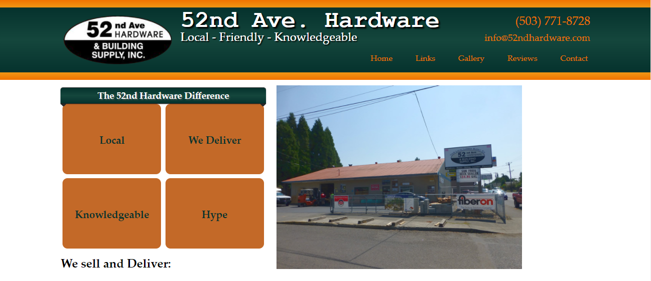 52nd Ave. Hardware and Building Supply in Portland, OR