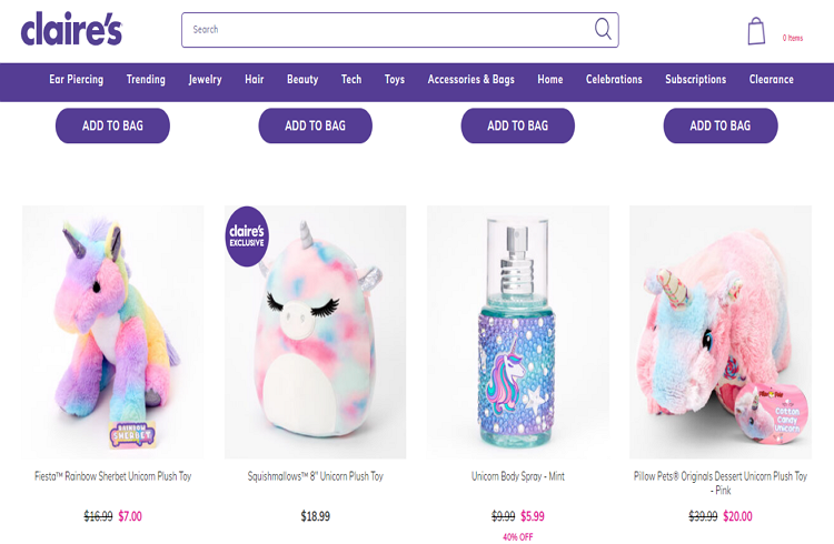 One of the best Unicorn Accessories & Fashion Websites