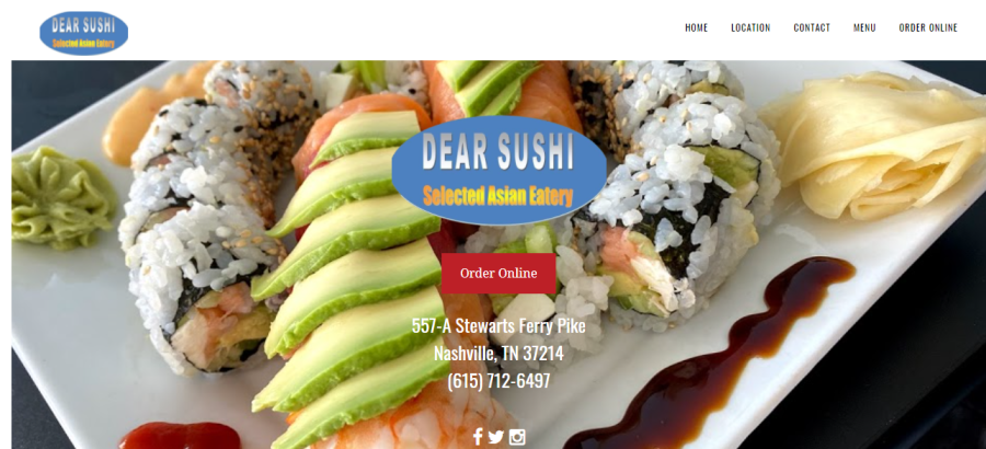 Dear Sushi in Nashville, TN