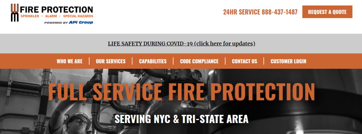 Services fire protection