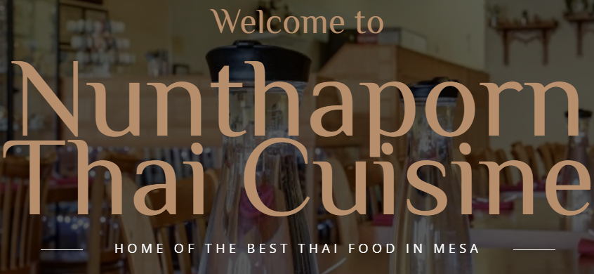 Nunthaporn's Thai cuisine