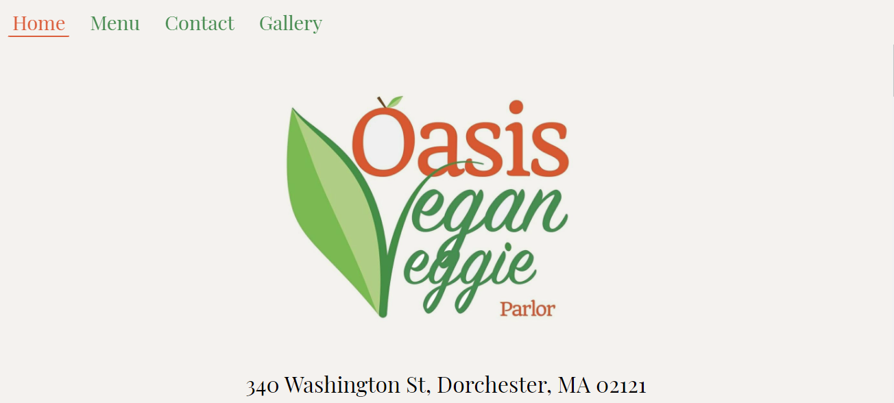Oasis Vegan Veggie Parlor in Boston, MA