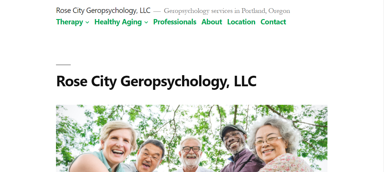 Rose City Geropsychology in Portland, OR