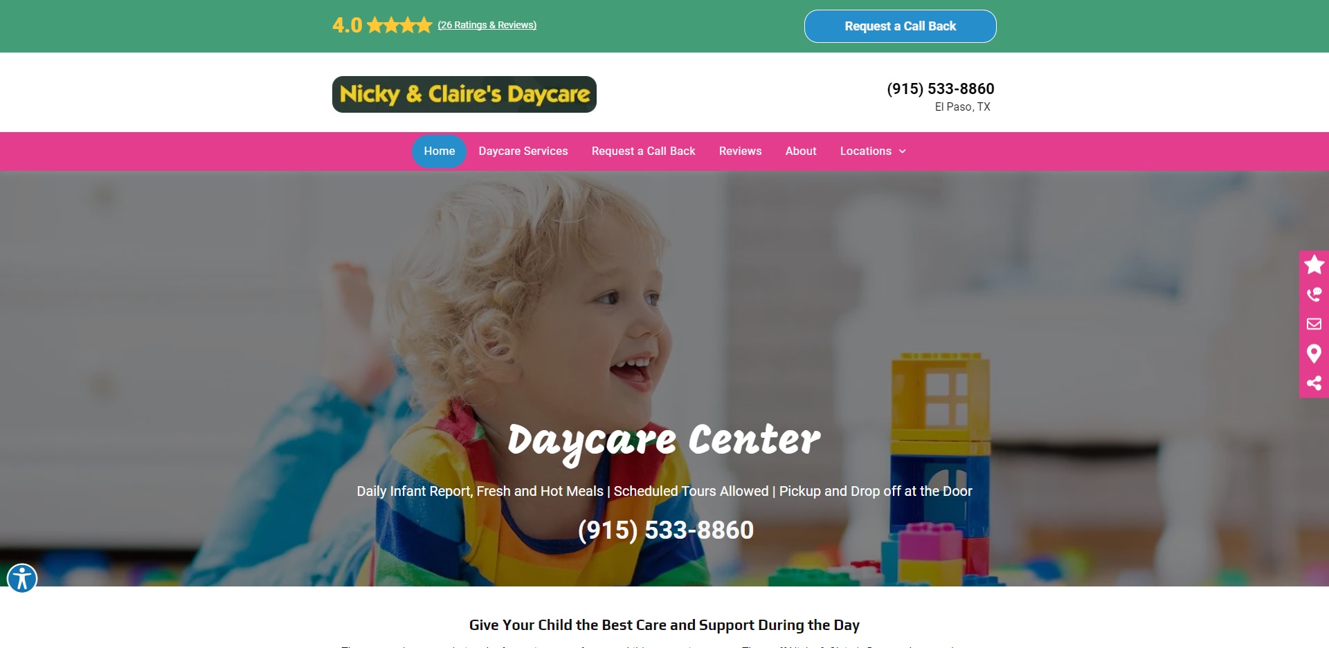 Best Child Care Centres in El Paso, TX