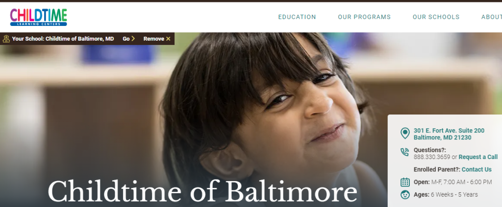 efficient Child Care Centres in Baltimore, MD