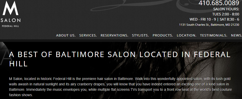 Adept Hairdressers in Baltimore