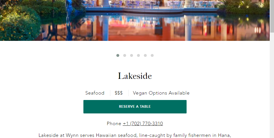 Preferable Seafood Restaurants in Las Vegas