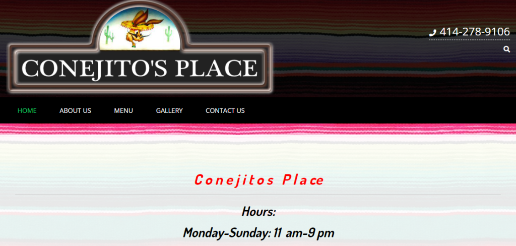 Conejitos Place  Mexican Restaurants in Milwaukee, WI