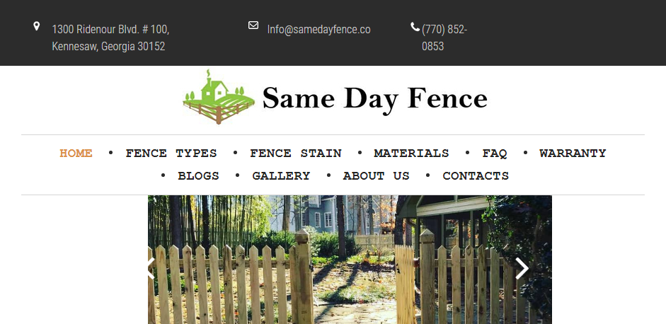 Well-known fence contractors in Atlanta