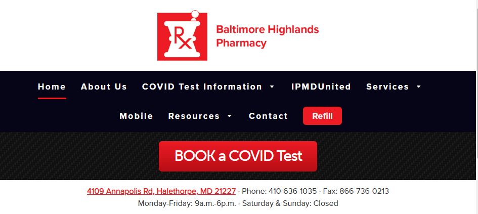 Preferable Pharmacy Shops in Baltimore
