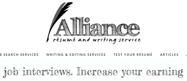 Alliance Résumé & Writing Service